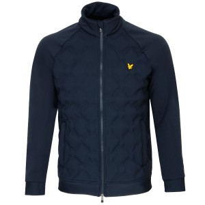 Lyle & Scott Check Quilt Back Fleece Jacket