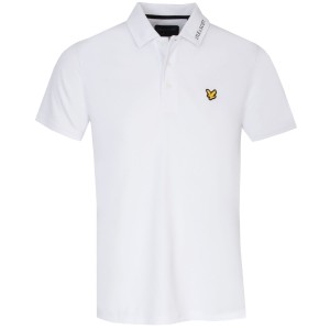 Lyle & Scott Tech Collar Logo Golf Polo Shirt