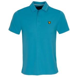 Lyle & Scott Tech Collar Logo Golf Polo Shirt