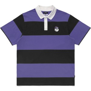 Malbon Wiz Striped Polo Shirt