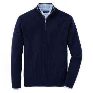 Peter Millar Excursionist Flex Zip Neck Sweater