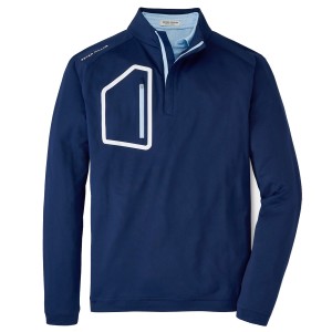 Peter Millar Forge Performance Zip Neck Sweater