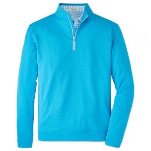 Peter Millar Perth Melange Zip Neck Sweater