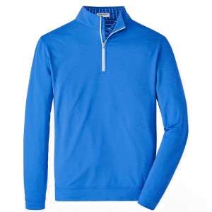 Peter Millar Perth Melange Zip Neck Sweater