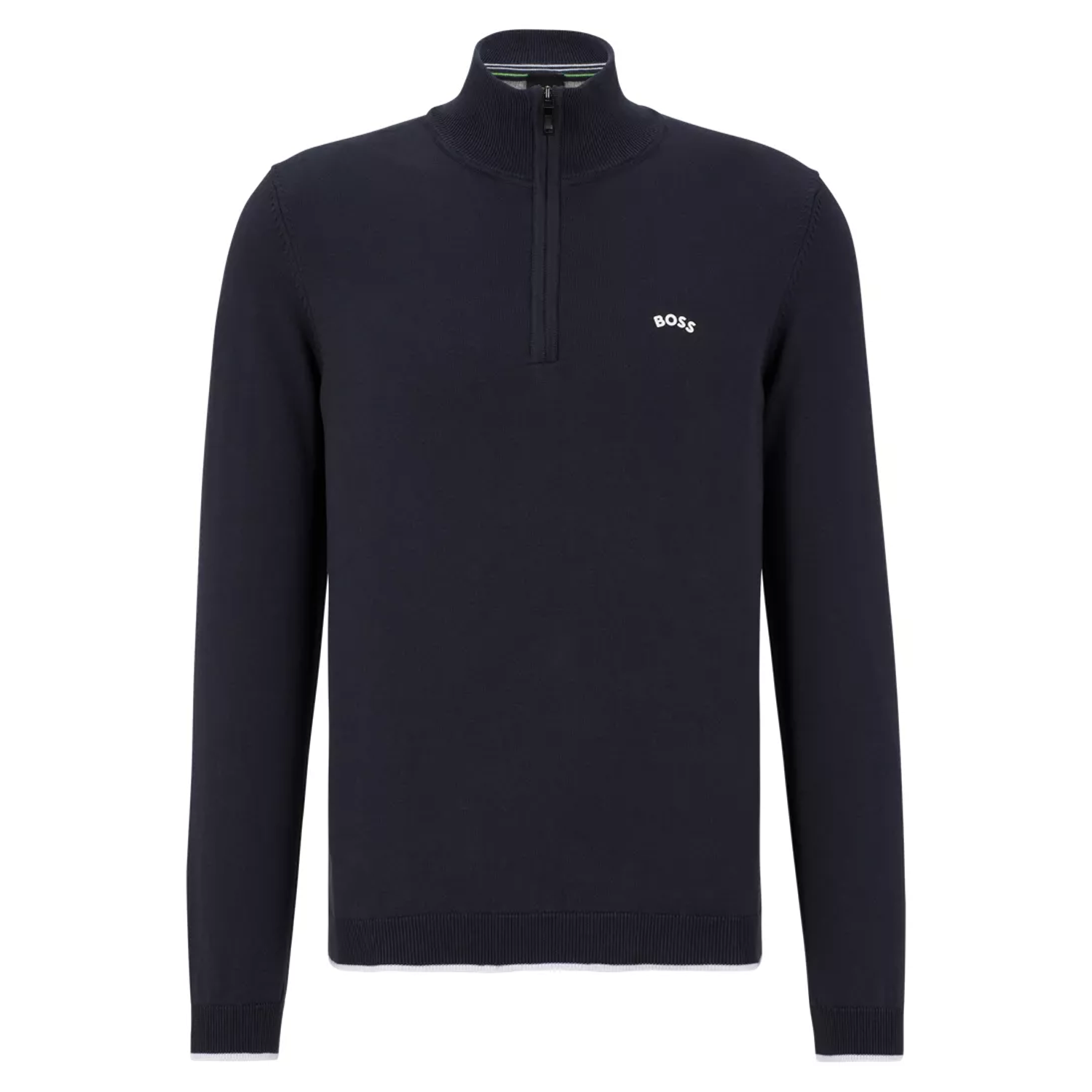 BOSS Zallo Zip Neck Sweater