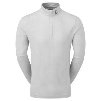 FootJoy Glen Plaid Print Chill-out Zip Neck Golf Sweater (MIGRATED)