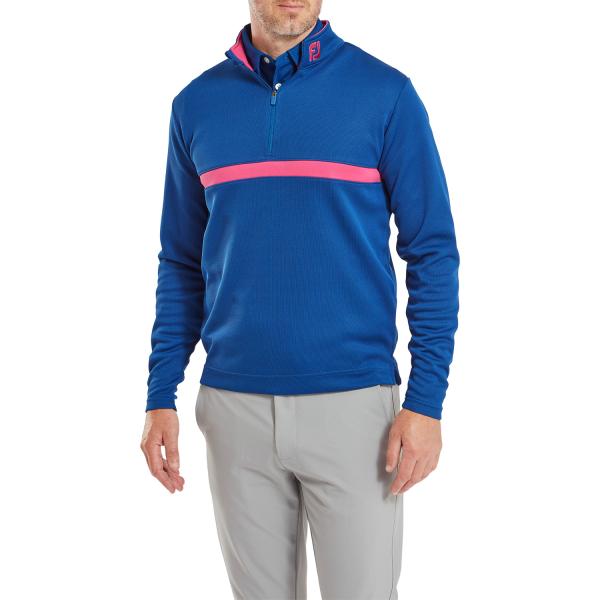 FootJoy Inset Stripe Chill-out Zip Neck Golf Sweater (MIGRATED)