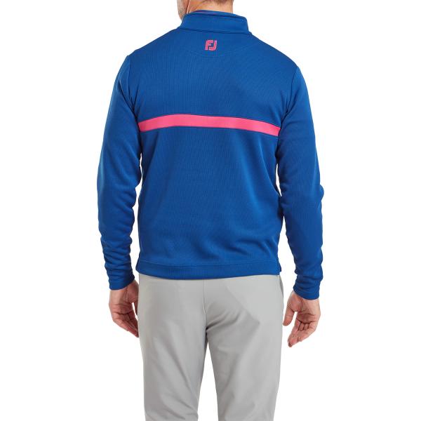FootJoy Inset Stripe Chill-out Zip Neck Golf Sweater (MIGRATED)