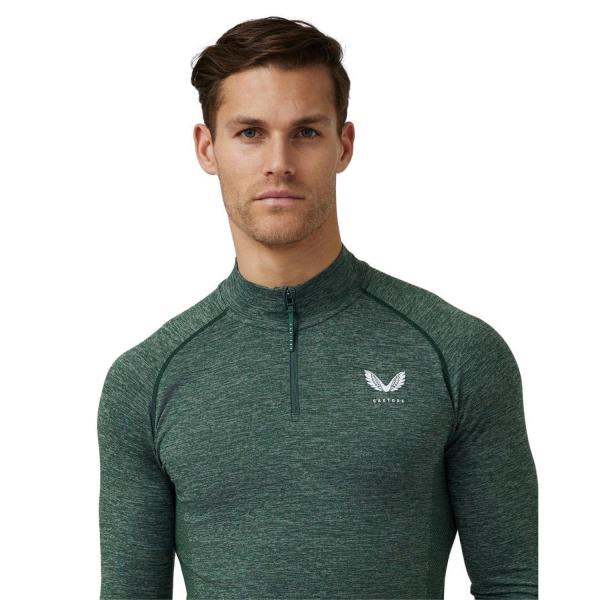 Castore Body Mapped Seamless Zip Neck Sweater (MIGRATED)