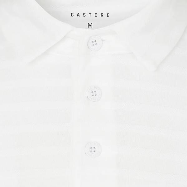 Castore Textured Pique Stripe Polo Shirt (MIGRATED)