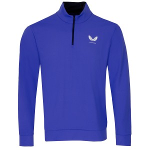 Castore Classic Zip Neck Mock Sweater