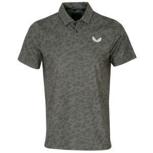 Castore Printed Golf Polo Shirt