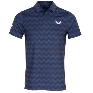 Castore Printed Golf Polo Shirt