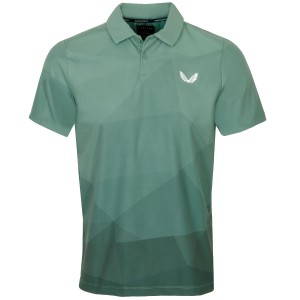 Castore Printed Golf Polo Shirt