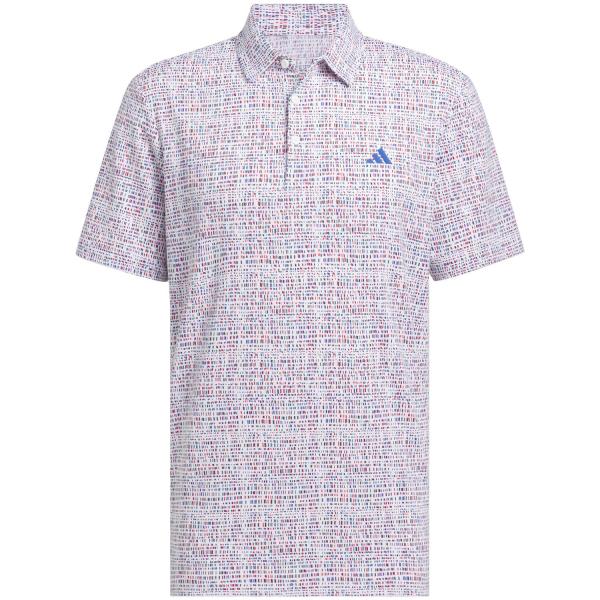 adidas Ultimate365 Power Grid Print Golf Polo Shirt (MIGRATED)