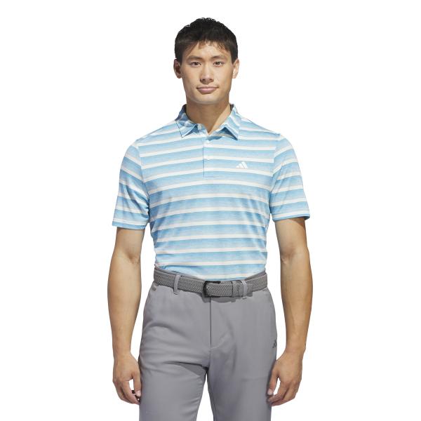 adidas Two Color Stripe Polo Shirt (MIGRATED)
