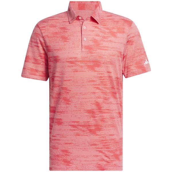 adidas Ultimate365 Textured Stripe Golf Polo Shirt (MIGRATED)
