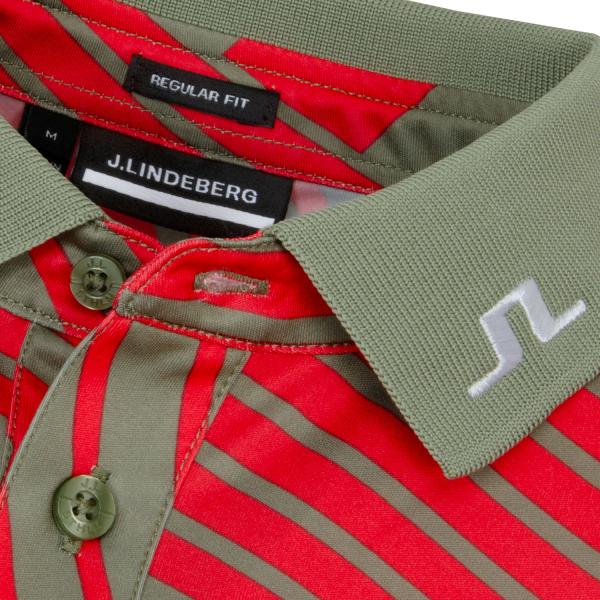 J Lindeberg KV Tour Collection Print Polo Shirt (MIGRATED)