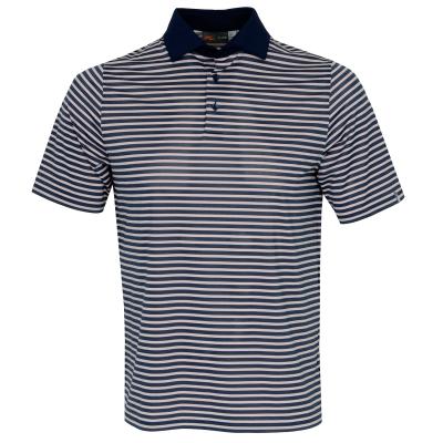 KJUS Luis Stripe Golf Polo Shirt (MIGRATED)