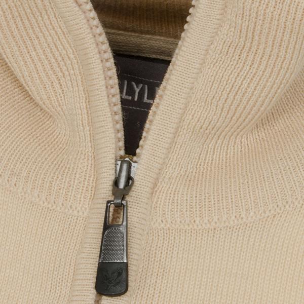 Lyle & Scott Core Merino Mix Zip Neck Golf Sweater (MIGRATED)