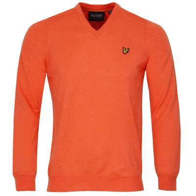 Lyle & Scott V Neck Pullover Golf Sweater