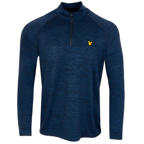 Lyle & Scott Seamless Zip Neck Golf Sweater
