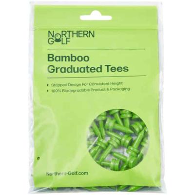 Northern Golf Bamboo Graduated Golf Tees Lime