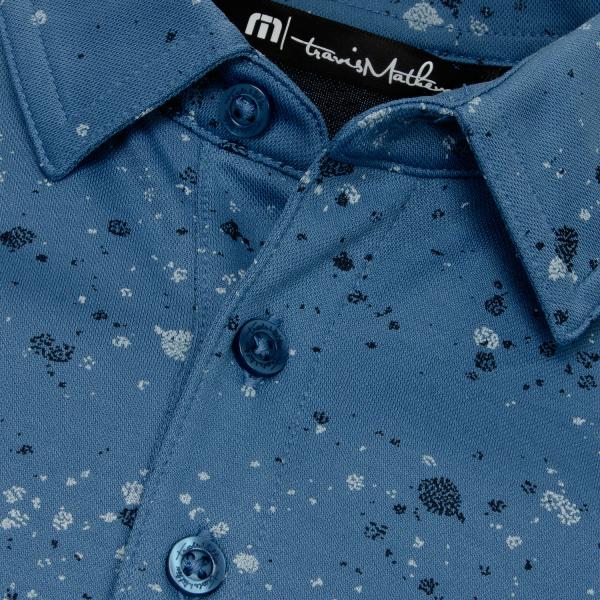 TravisMathew Splatter Print Polo Shirt
