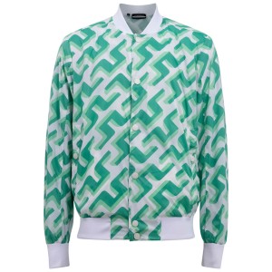 J Lindeberg Lux Printed Bomber Jacket