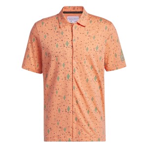 adidas adiCross Desert Button Polo Shirt