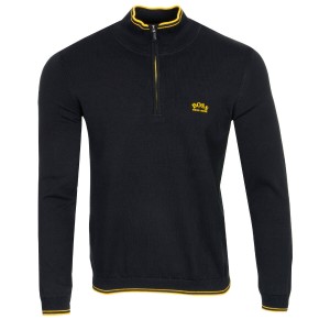BOSS Zitom Zip Neck Sweater