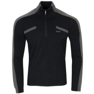 BOSS Zurock Zip Neck Sweater