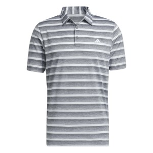 adidas 2 Colour Stripe Polo Shirt